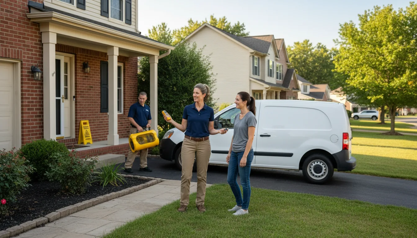 Water restoration image for Emergency Water Damage Restoration in Manilla, IN